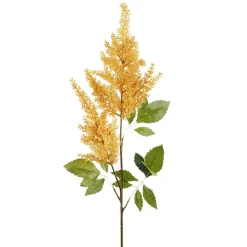 Artificial yellow-orange astilbe, 33″