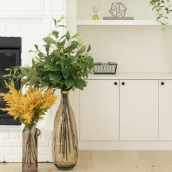 Artificial yellow-orange astilbe, 33″