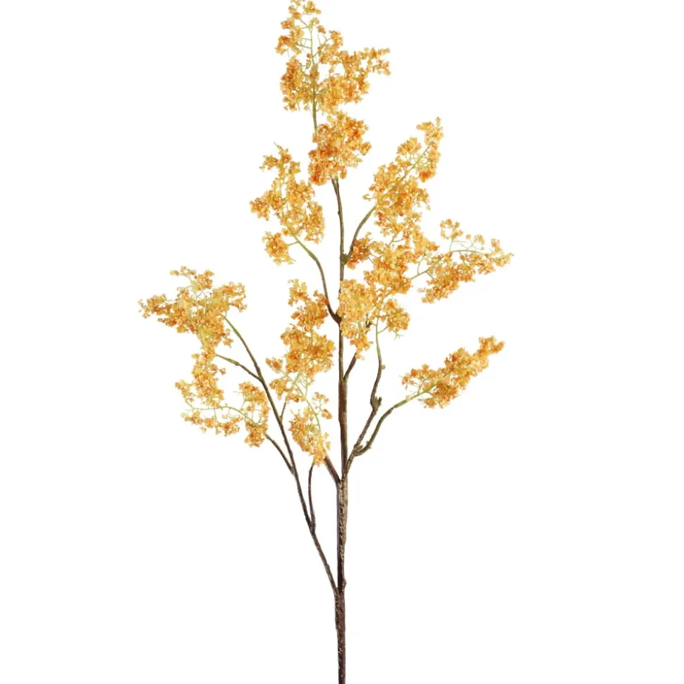 Artificial yellow-orange berry spray, 40″