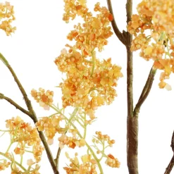 Artificial yellow-orange berry spray, 40″