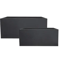 Bac en fibre d’argile noir