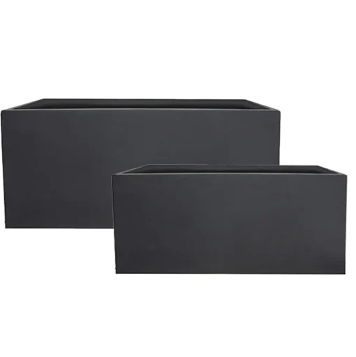 Bac en fibre d’argile noir