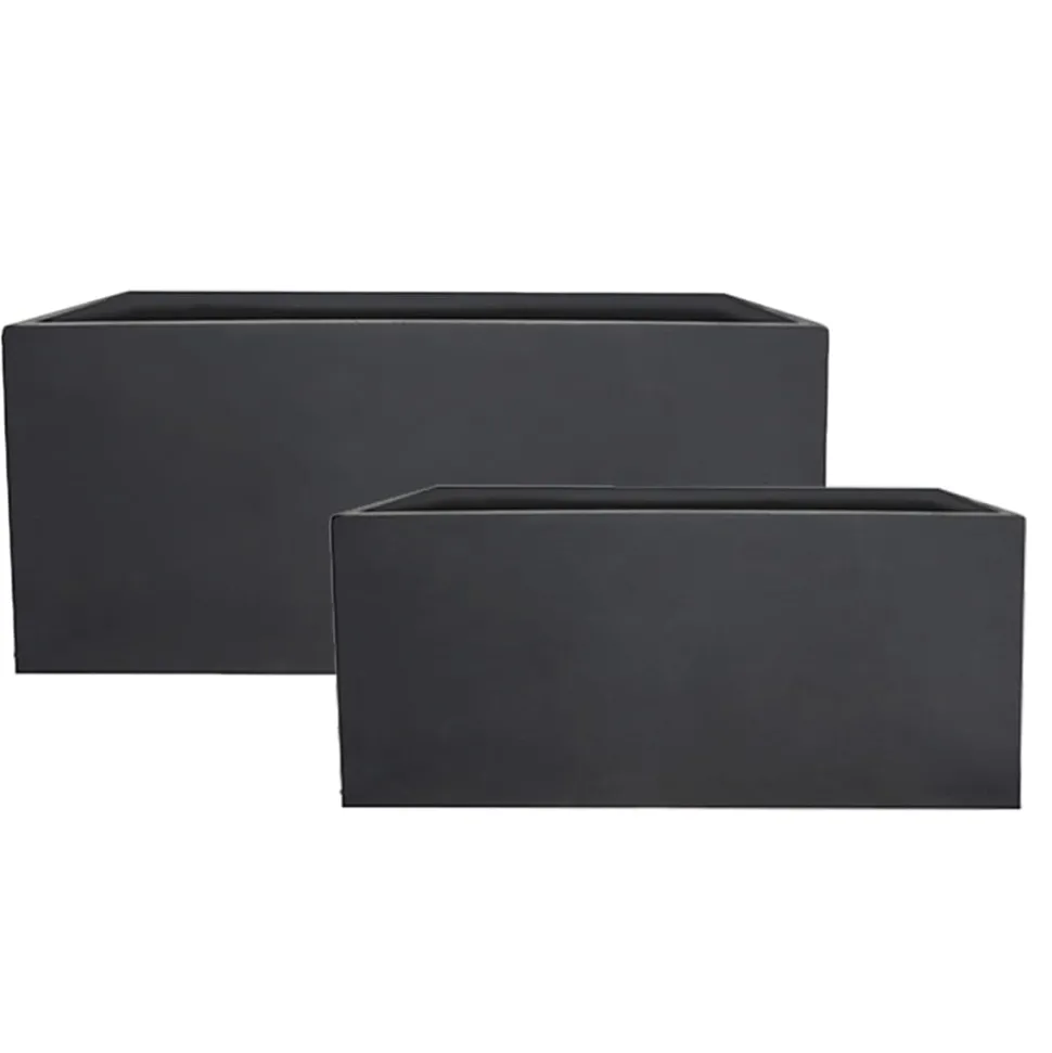 Bac en fibre d’argile noir