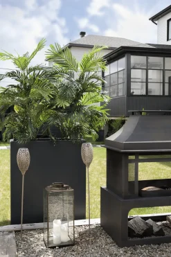 Bac vertical noir en fibre d’argile