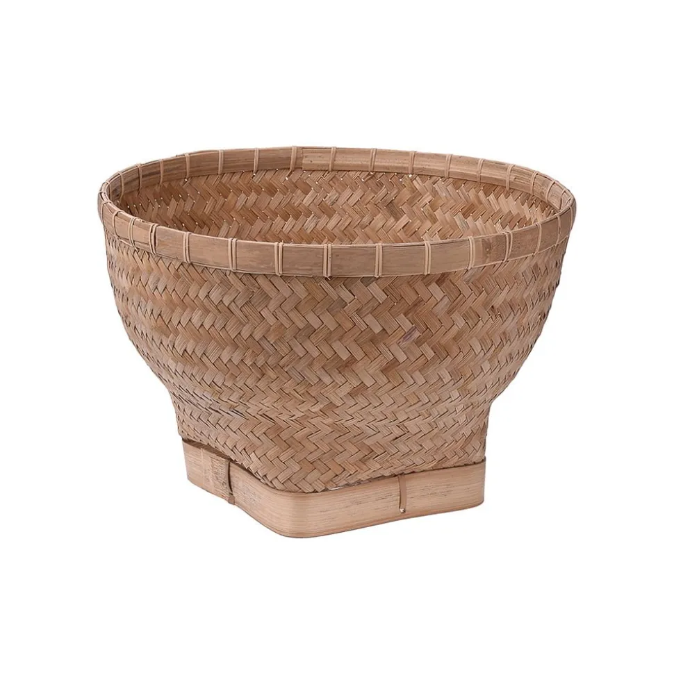 Bamboo basket, 12 x 17″