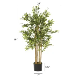 Bambou oriental artificiel, 48″