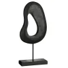 Black abstract decoration in 100% FSC-certified wood, 14,5"