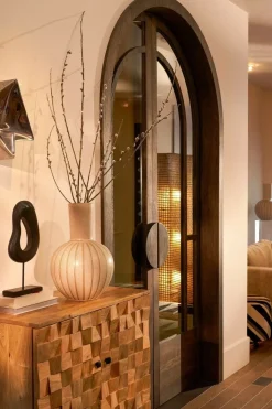 Black abstract decoration in 100% FSC-certified wood, 14,5"