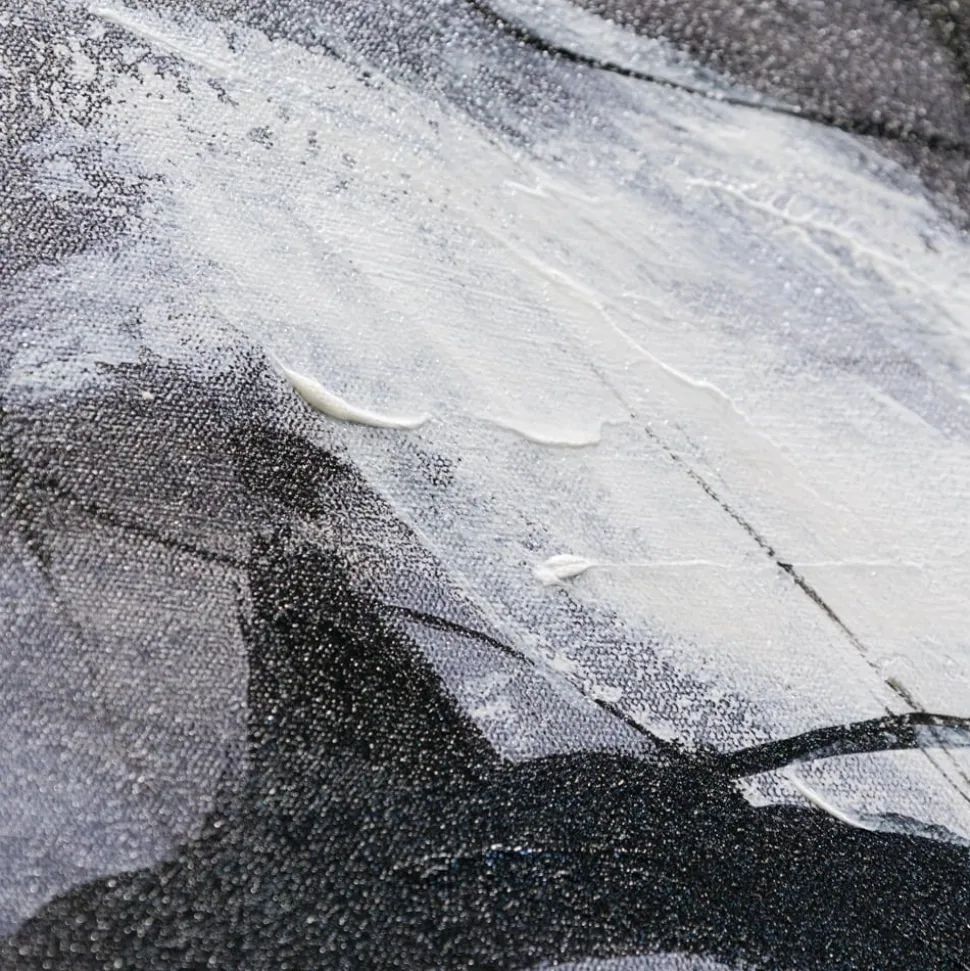 Black circles rectangular wall art, 24 x 71″