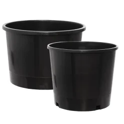 Black nursery pot