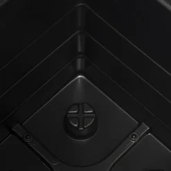 Black square plastic insert