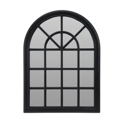 Black window mirror, 24 x 17,5″