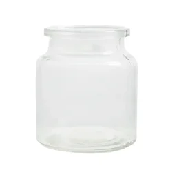 Bocal en verre décoratif, 5 x 4″