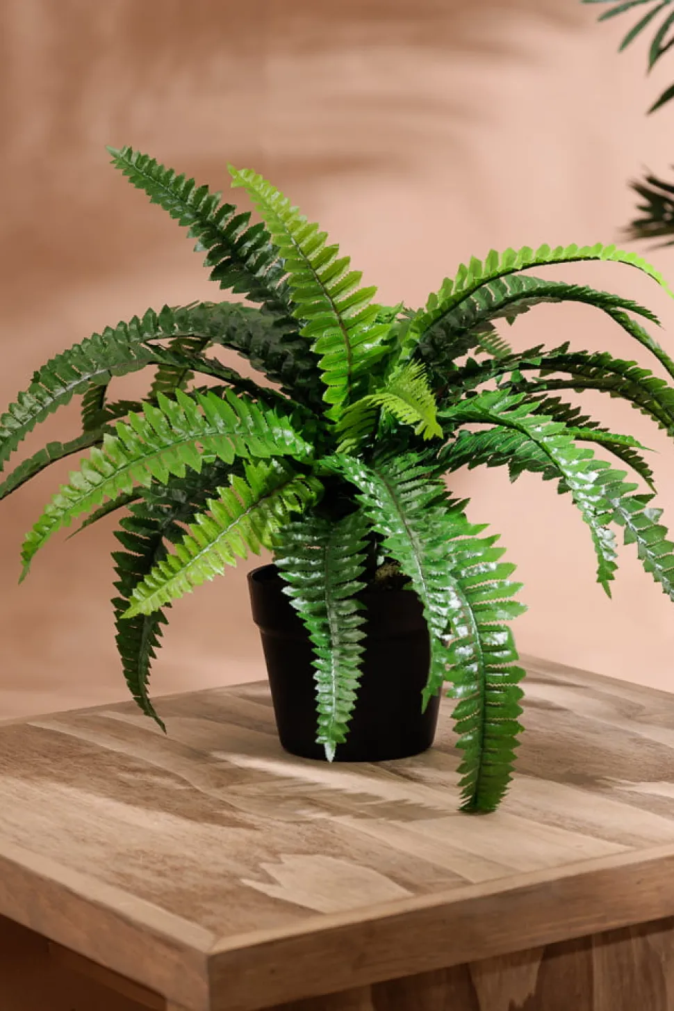 Boston fern artificial outdoor plant, 23,5"