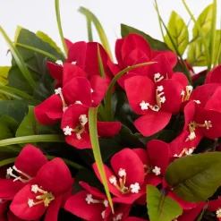 Bougainvillea flower centerpiece, 12 x 15″