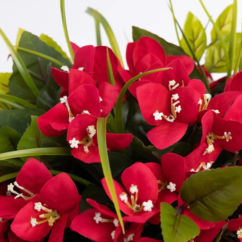 Bougainvillea flower centerpiece, 12 x 15″