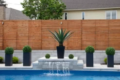 Boule de buis anglais artificiel extérieur, 17″