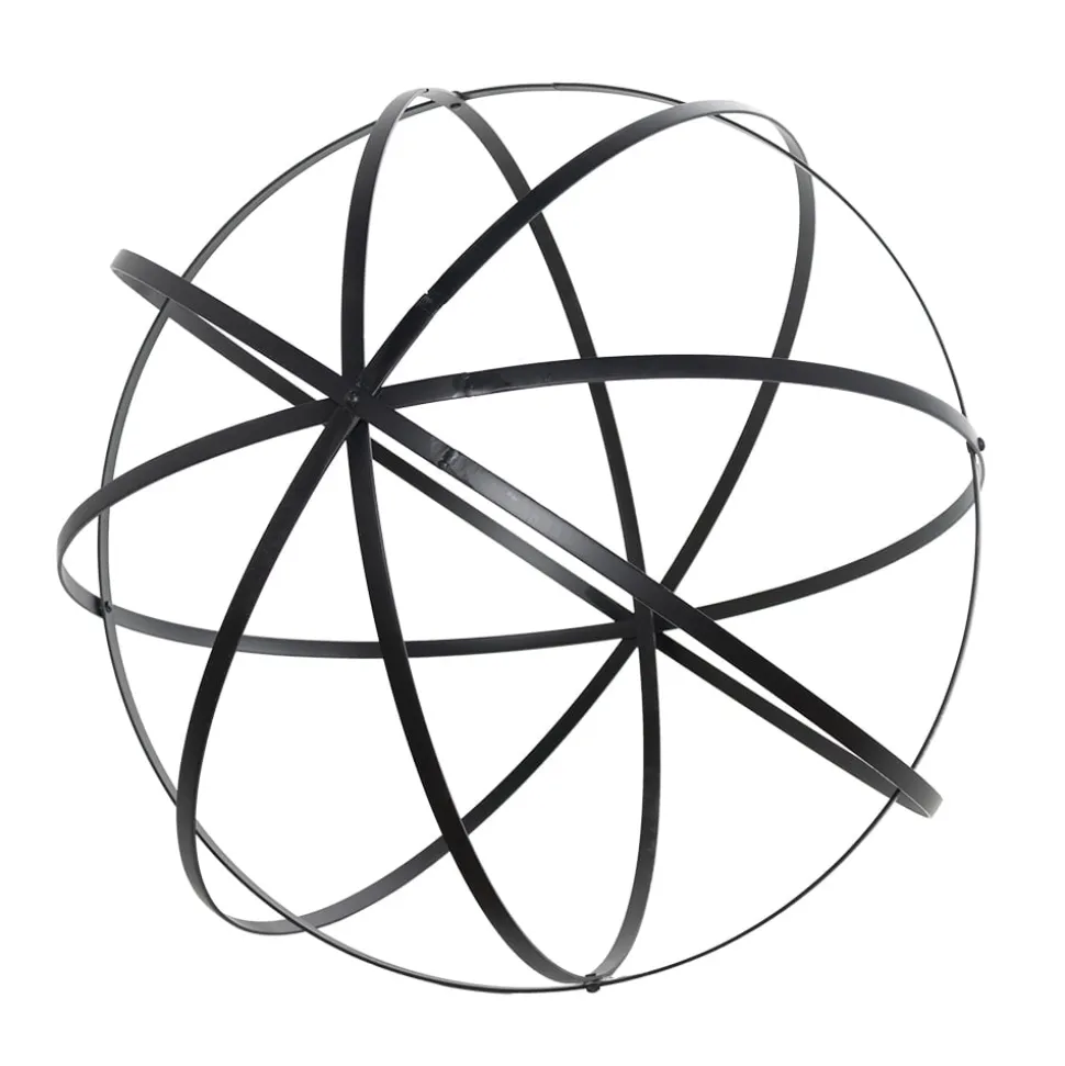 Boule en métal décorative, 28″