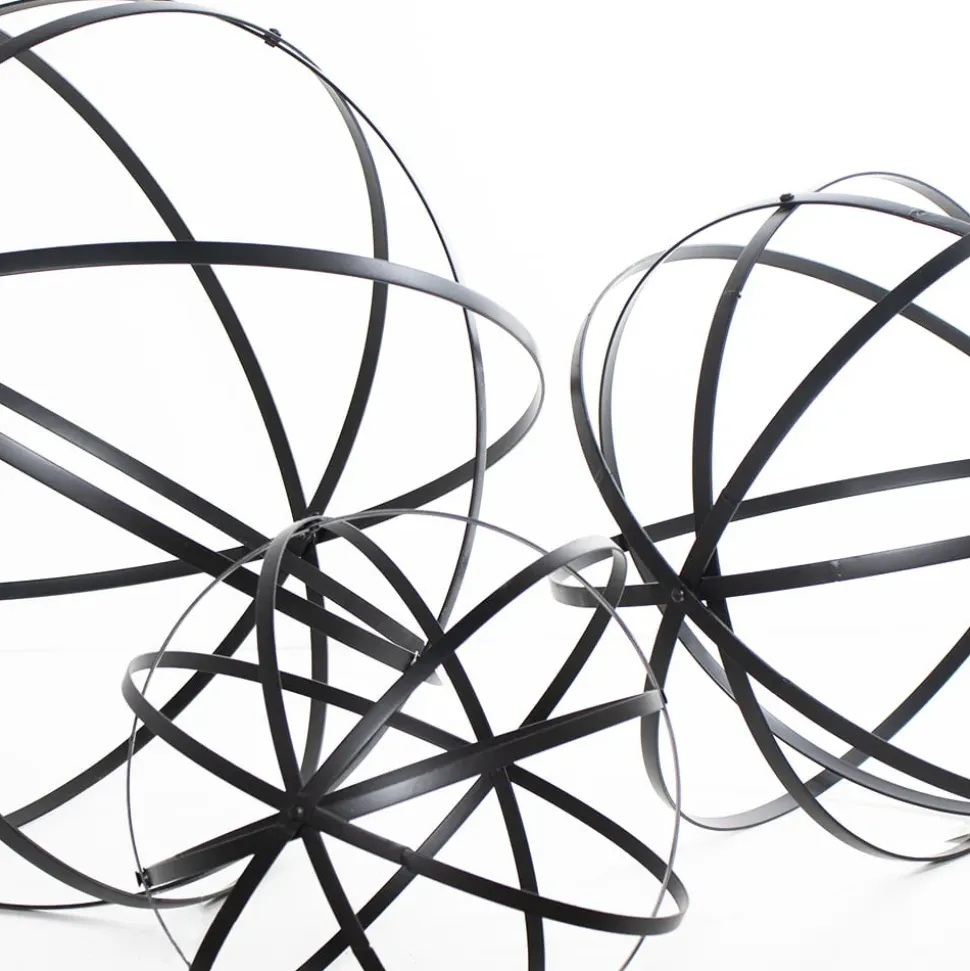 Boule en métal décorative, 28″