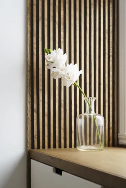 Bouteille transparente en verre, 12 x 6,5&Prime;