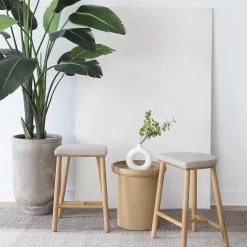 Branche d’eucalyptus vert pâle artificiel, 24″