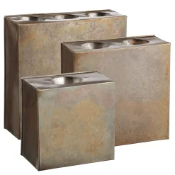 Bronze iron wall planter