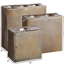 Bronze iron wall planter