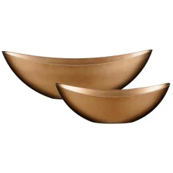 Bronze recycled plastic bowl