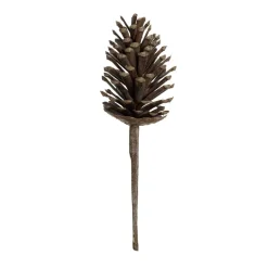 Brown pinecone stem, 13"