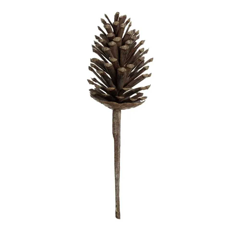 Brown pinecone stem, 13"