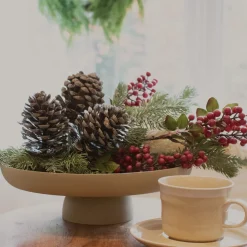 Brown pinecone stem, 13"