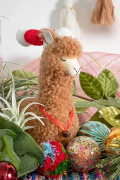 Brown Plush Llama, 13″
