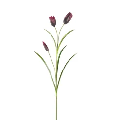 Burgundy fritillary artificial flower, 27″