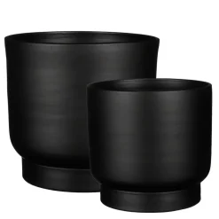 Cache-pot moderne noir