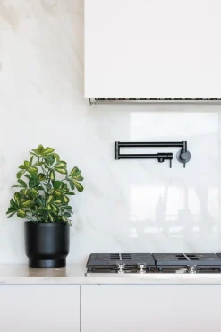 Cache-pot moderne noir