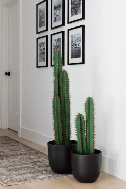 Cactus cereus double artificiel, 27″