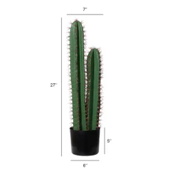 Cactus cereus double artificiel, 27″