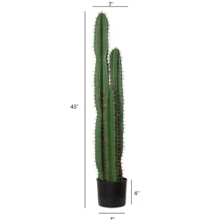 Cactus cereus triple artificiel, 43″