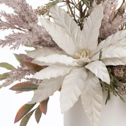 Champagne Christmas arrangement on a stand, 26 x 20"