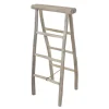 Échelle décorative en bois de teck, 39 x 19,5&Prime;