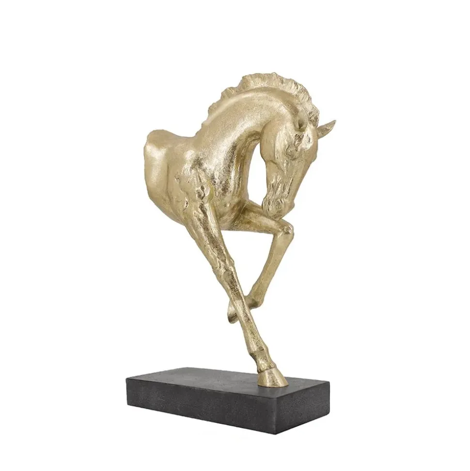 Cheval or décoratif, 17 x 11″