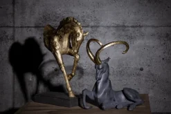 Cheval or décoratif, 17 x 11″