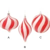 Christmas candy ornament, 3-6″