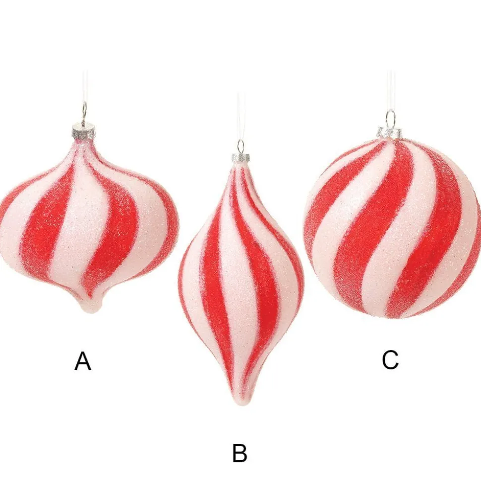 Christmas candy ornament, 3-6″