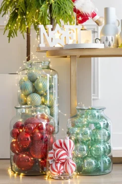 Christmas candy ornament, 3-6″