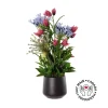 Colorful artificial agapanthus floral arrangement