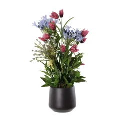 Colorful artificial agapanthus floral arrangement