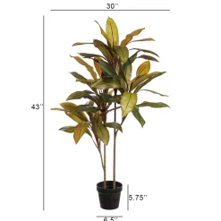 Cordyline fructicosa artificielle, 43″
