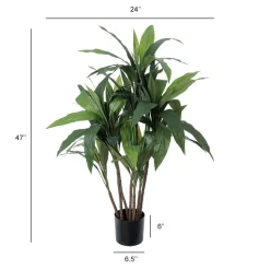 Cordyline verte artificielle, 47″