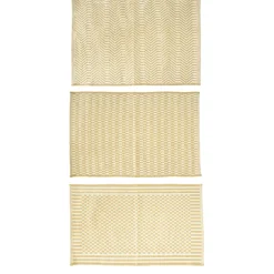 Cotton and jute rug, 24 x 17,5″